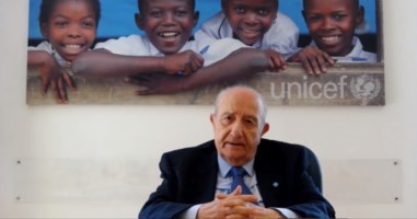 Il presidente Unicef, Francesco Samengo