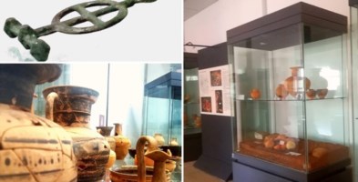 Alcuni dei reperti presenti all’interno del museo