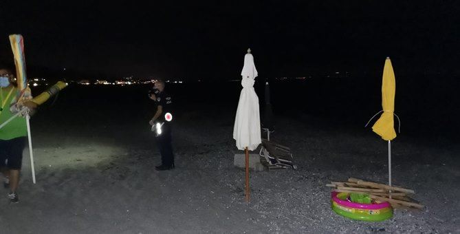 La sera del sequestro in spiaggia