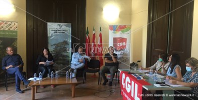 Un momento del confronto tra i candidati sindaco di Castrovillari
