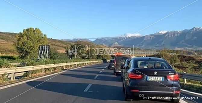 Il tratto autostradale che attraversa la provincia di Cosenza
