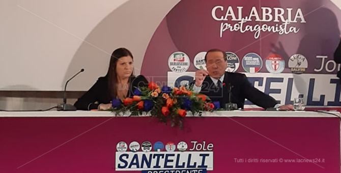 Jole Santelli e Silvio Berlusconi