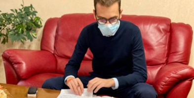 Il vice sindaco Paolo Pappaterra firma gli avvisi pubblici di Riparti Mormanno