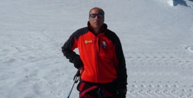Eugenio Iannelli sul Monte Bianco