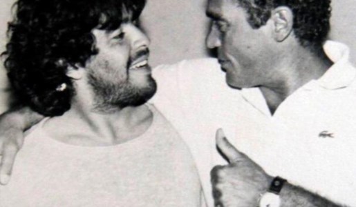 Gianni Di Marzio con Diego Armando Maradona (Foto Efe)
