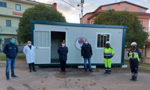 San Pietro a Maida, i cittadini donano un container per effettuare i test anti-Covid