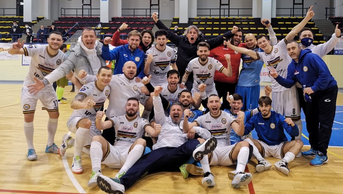 La gioia del Futsal Napoli 