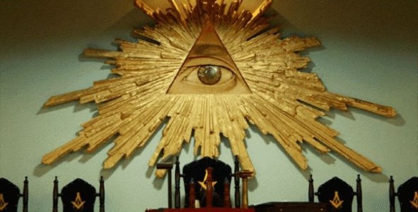 L’occhio simbolo della massoneria. Fonte foto: dal web
