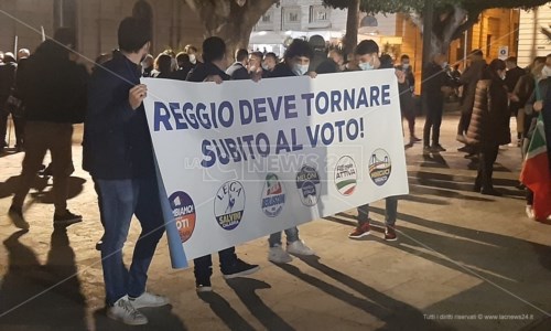 La protesta a Reggio Calabria