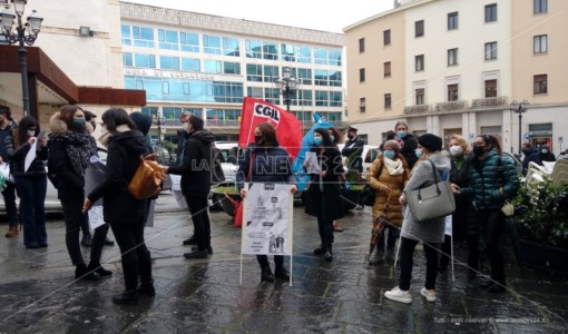La protesta dei navigator a Catanzaro