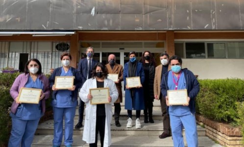 Premiazione, foto da pagina fb del consigliere regionale Di Natale