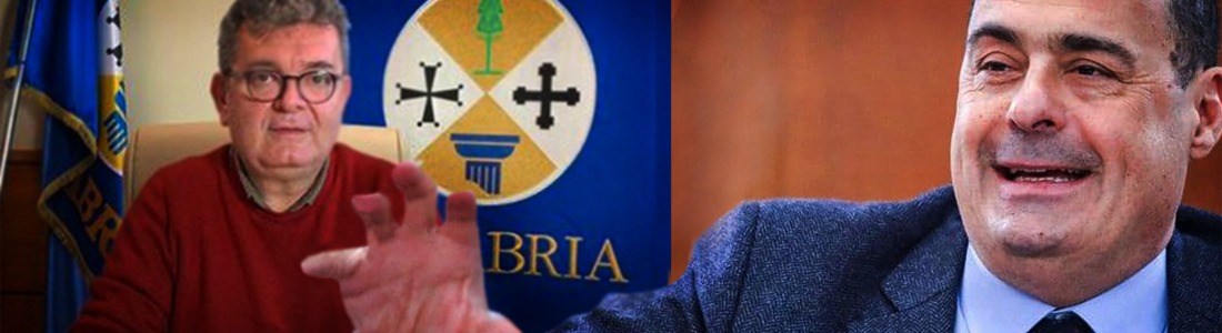 Nino Spirlì e Nicola Zingaretti