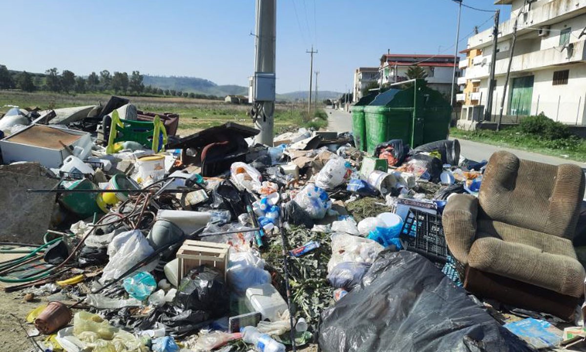 I rifiuti in località Trafinello