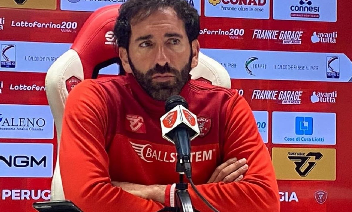 Fabio Caserta, allenatore del Perugia