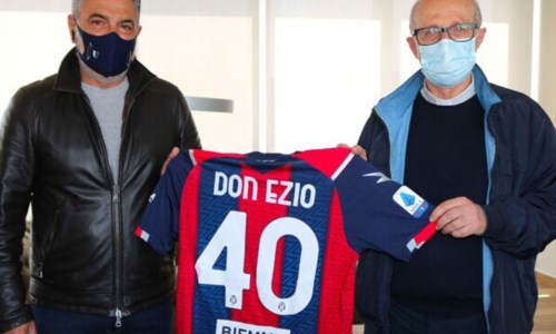 Gianni Vrenna e don Ezio Limina