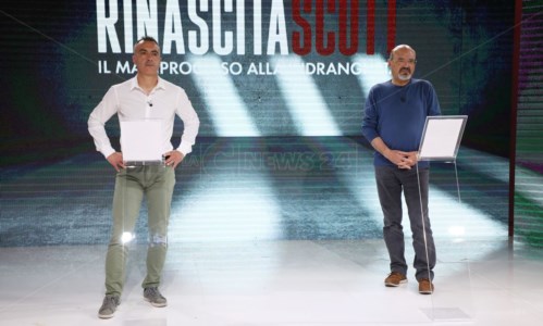 Pietro Comito e Pino Aprile in studio