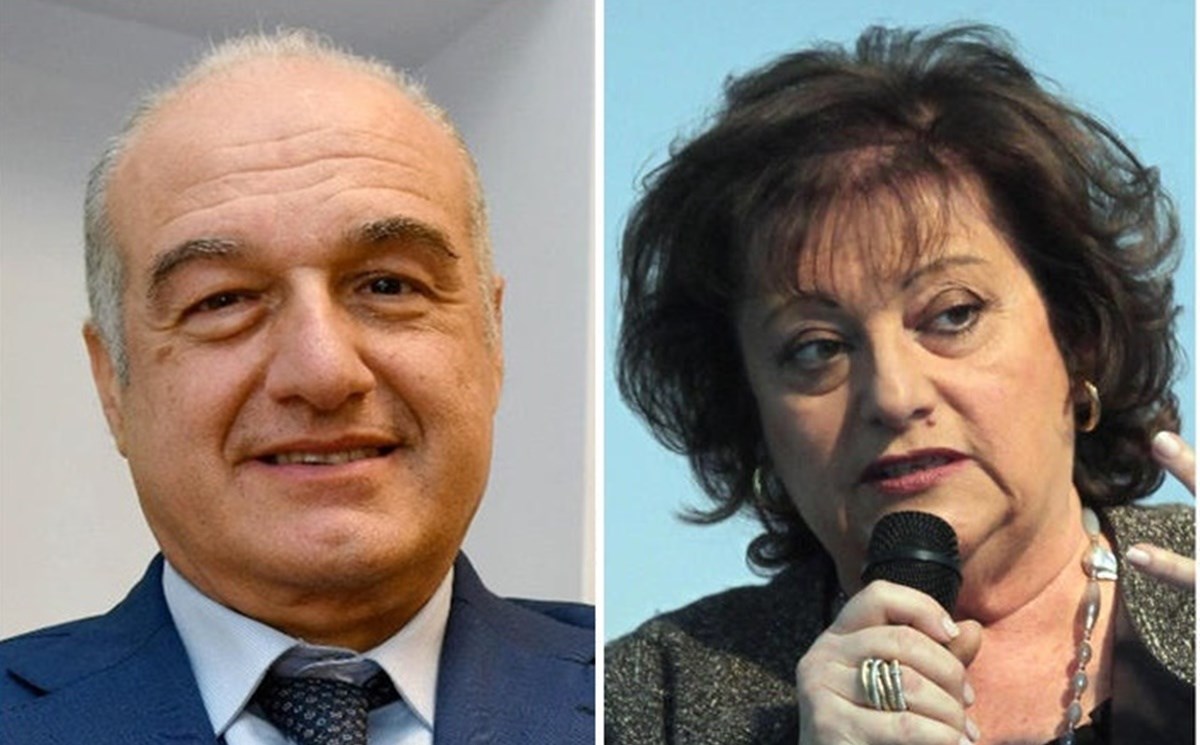 Enrico Michetti e Simonetta Matone