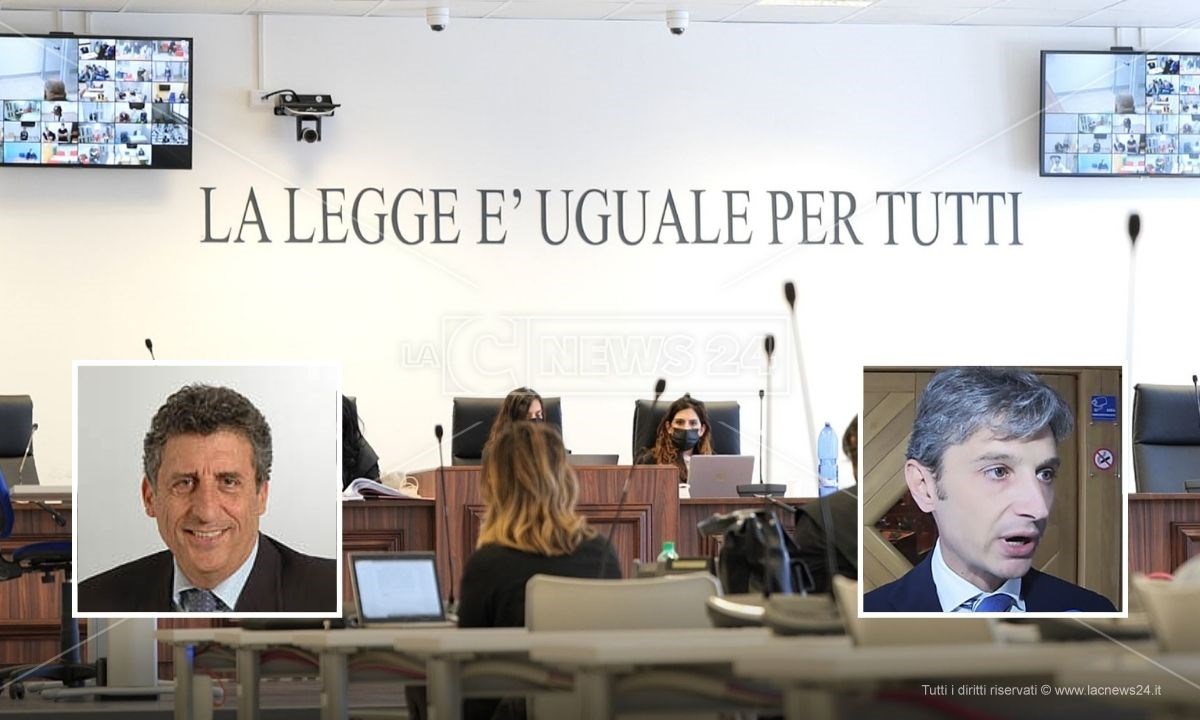 Nei riquadri i senatori Francesco Bevilacqua e Giuseppe Mangialavori