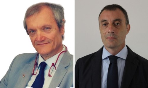 I candidati a sindaco di Falerna: a destra Daniele Menniti, a sinistra Francesco Stella