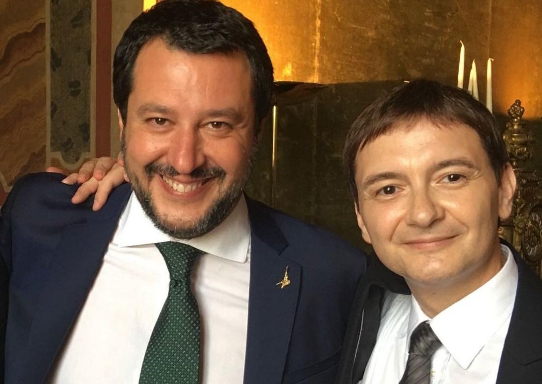 Matteo Salvini e Luca Morisi