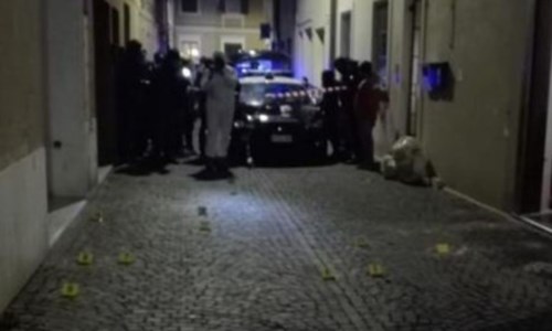 La scena del delitto a Pesaro
