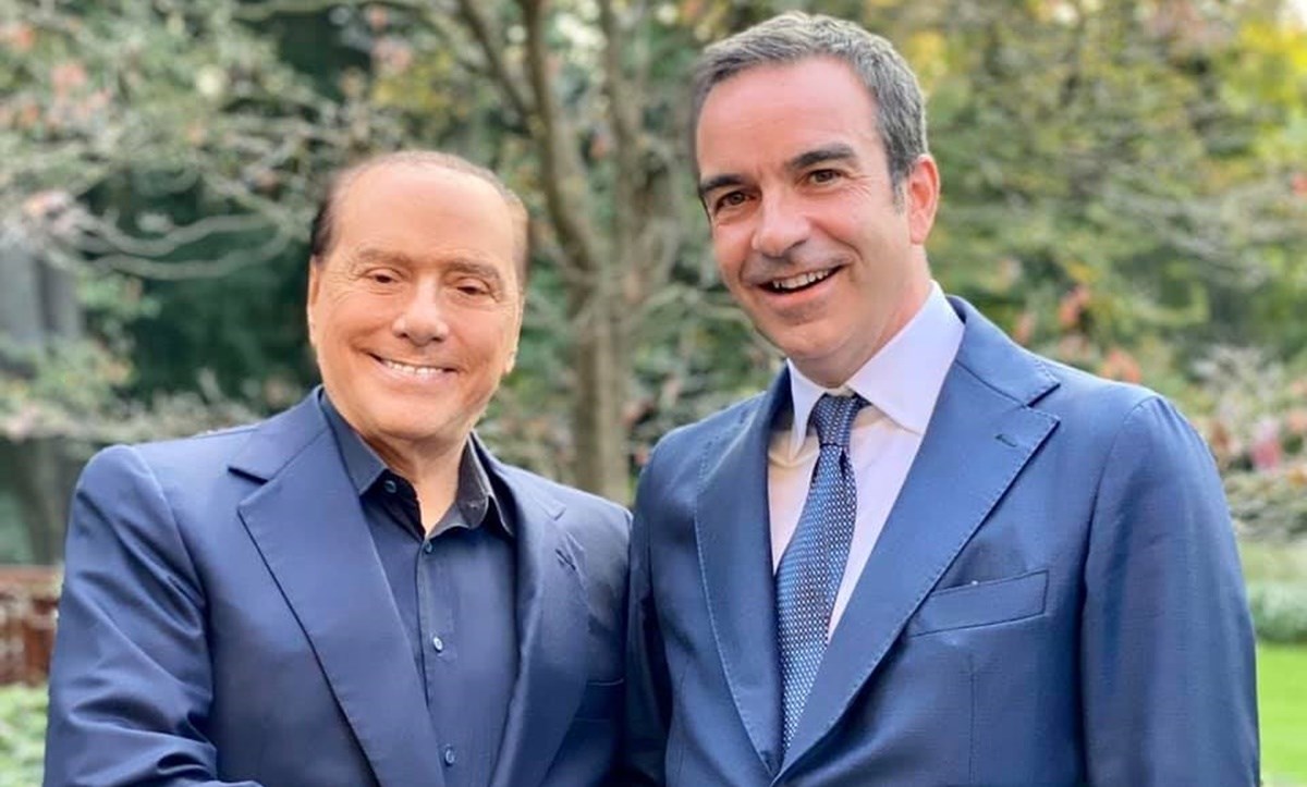 Da sinistra Silvio Berlusconi e Roberto Occhiuto