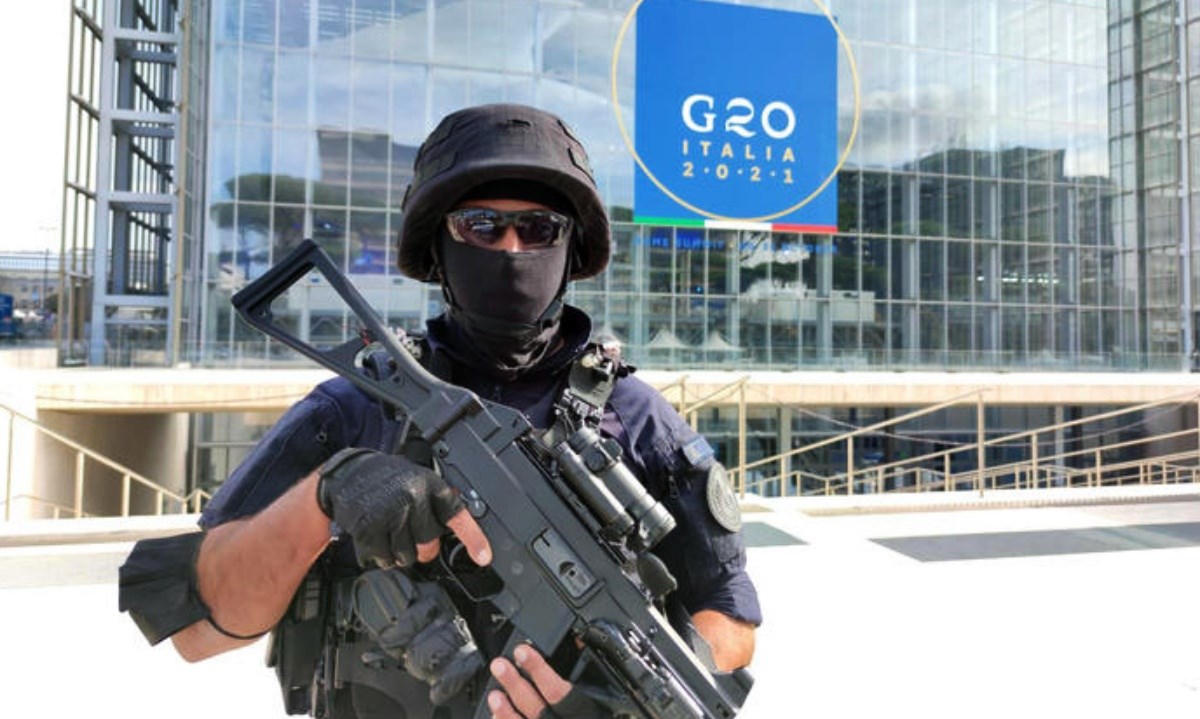 Sicurezza al G20, foto ansa