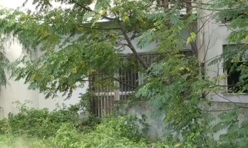 La struttura abbandonata a Melicucco