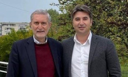 Da sinistra, il capogruppo Ferdinando Laghi e Antonio Lo Schiavo