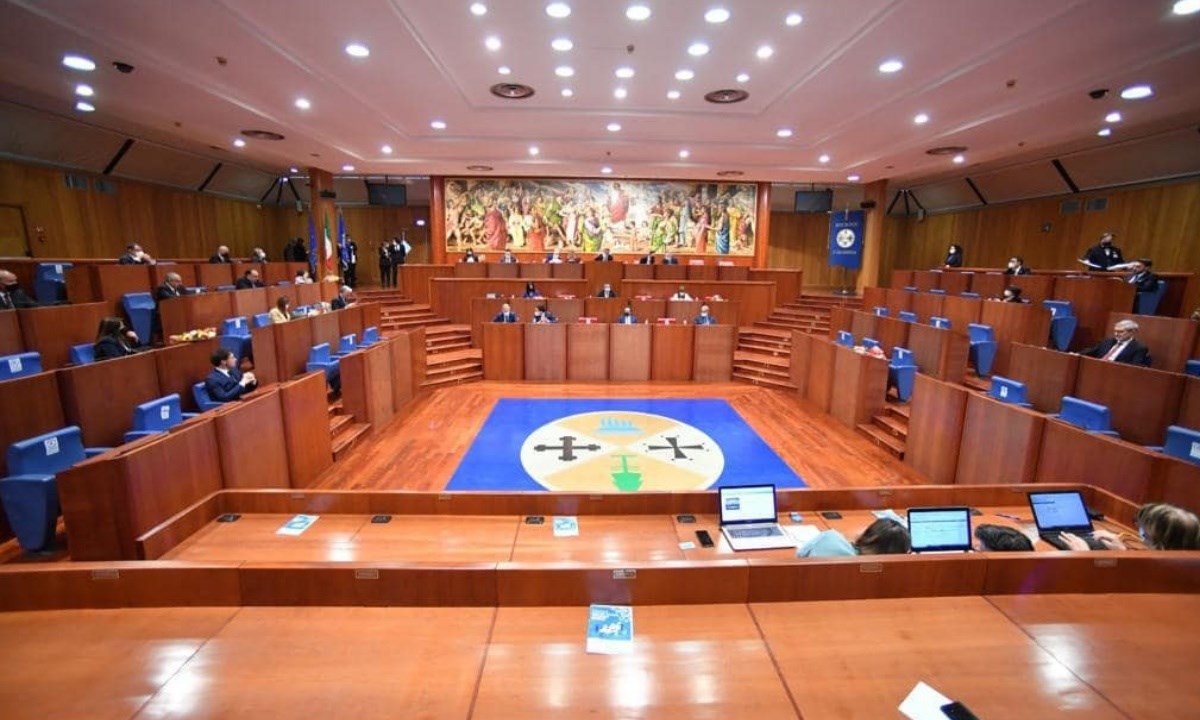 L’Aula del Consiglio regionale della Calabria