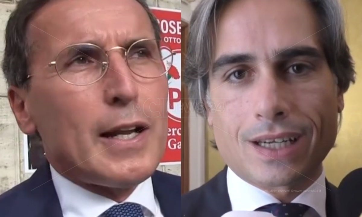 Il ministro Francesco Boccia e il sindaco Giuseppe Falcomatà