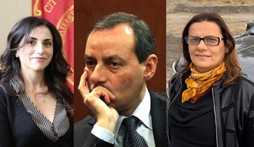 Angela Martino, Mimmo Battaglia e Anita Nucera