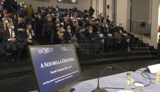Convegno Consiglio Nazionale Forense nell’aula Quistelli dell’università Mediterranea di Reggio Calabria