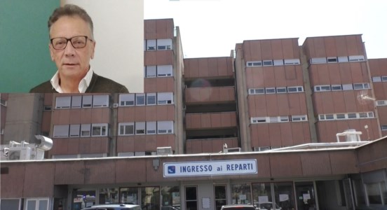 Grande Ospedale Metropolitano di Reggio Calabria. Nel riquadro l’infettivologo Carmelo Mangano