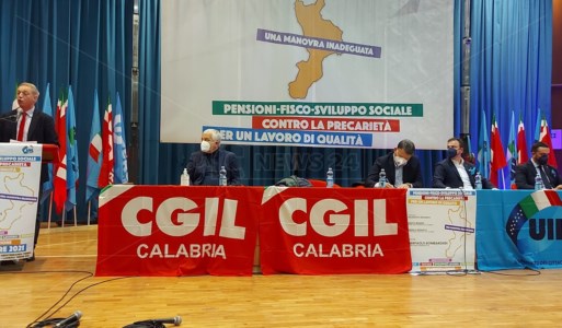 Riunione preparatoriaManovra, summit di Cgil e Uil a Lamezia prima della protesta a Roma: «Il Governo ascolti la Calabria»