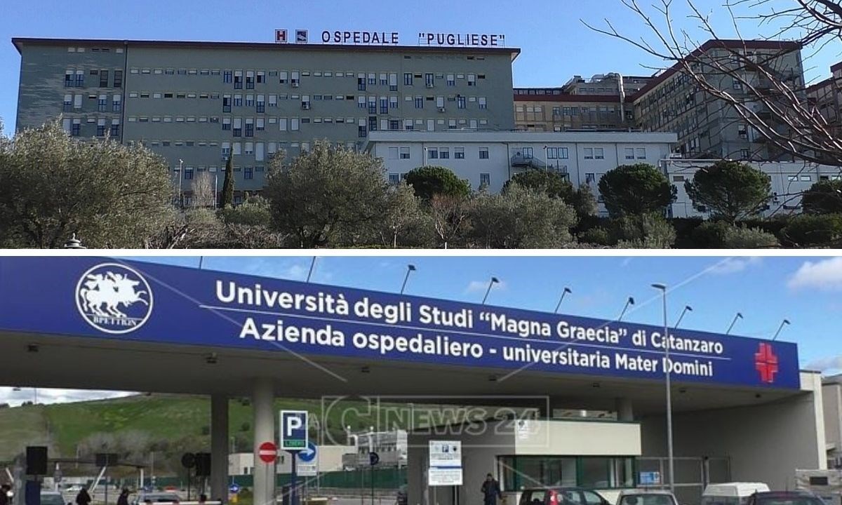 Le due aziende ospedaliere di Catanzaro
