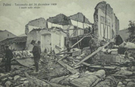 Il terremoto del 1908 in un’immagine d’epoca