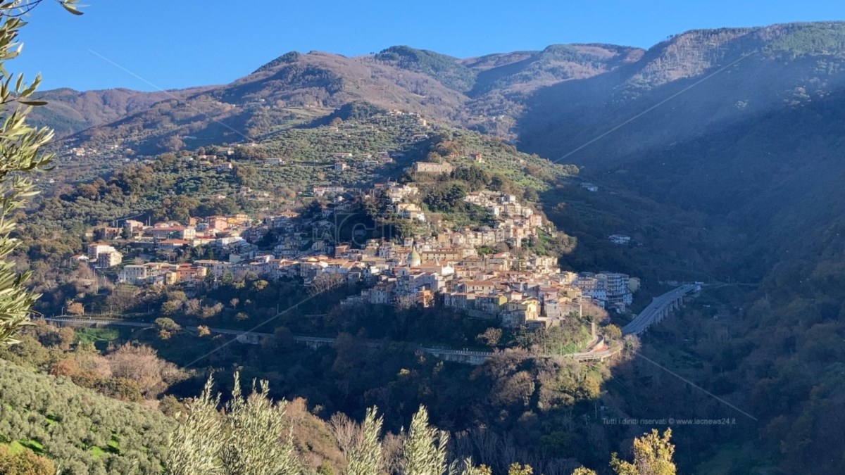 Panoramica di Nocera Terinese (Cz), 5 gennaio 2022