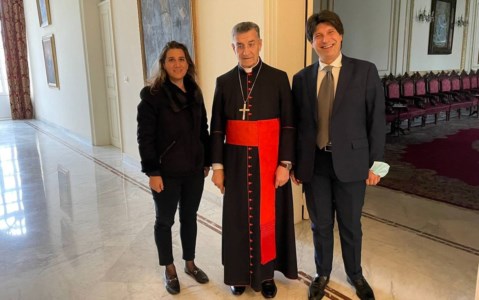 Incontro in Libano tra il cardinale Butros Rai e il coordinatore regionale dell’Area centro Vincenzo Speziali 