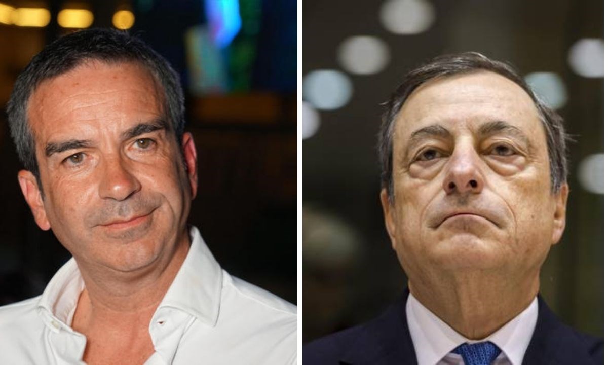 Da sinistra, Roberto Occhiuto e Mario Draghi
