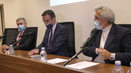 Luca Richeldi, Roberto Occhiuto e Agostino Miozzo