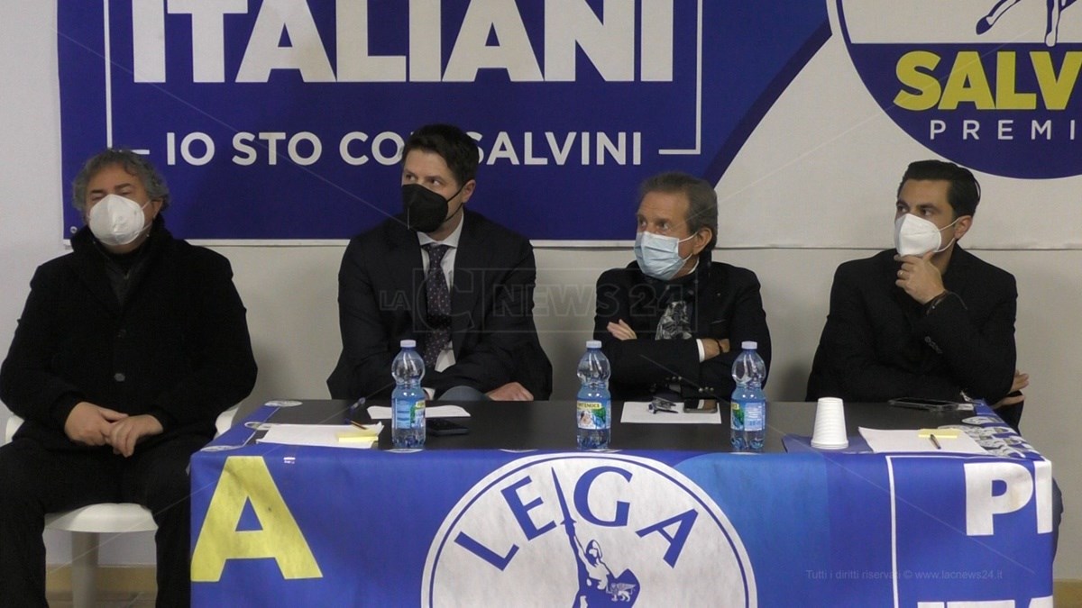 Filippo Mancuso, Nicola Molteni, Giacomo Saccomanno e Domenico Furgiuele