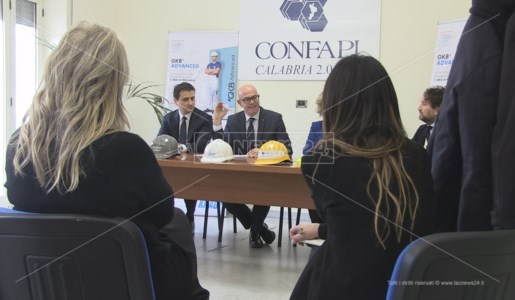Conferenza stampa nella sede di Confapi Calabria a Cosenza