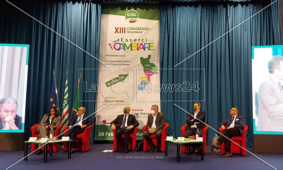 Congresso regionale della Cisl a Lamezia