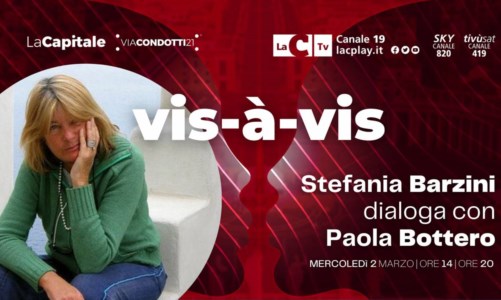 Confronti in tvLaCapitale vis-à-vis, Stefania Barzini protagonista della nuova puntata di oggi