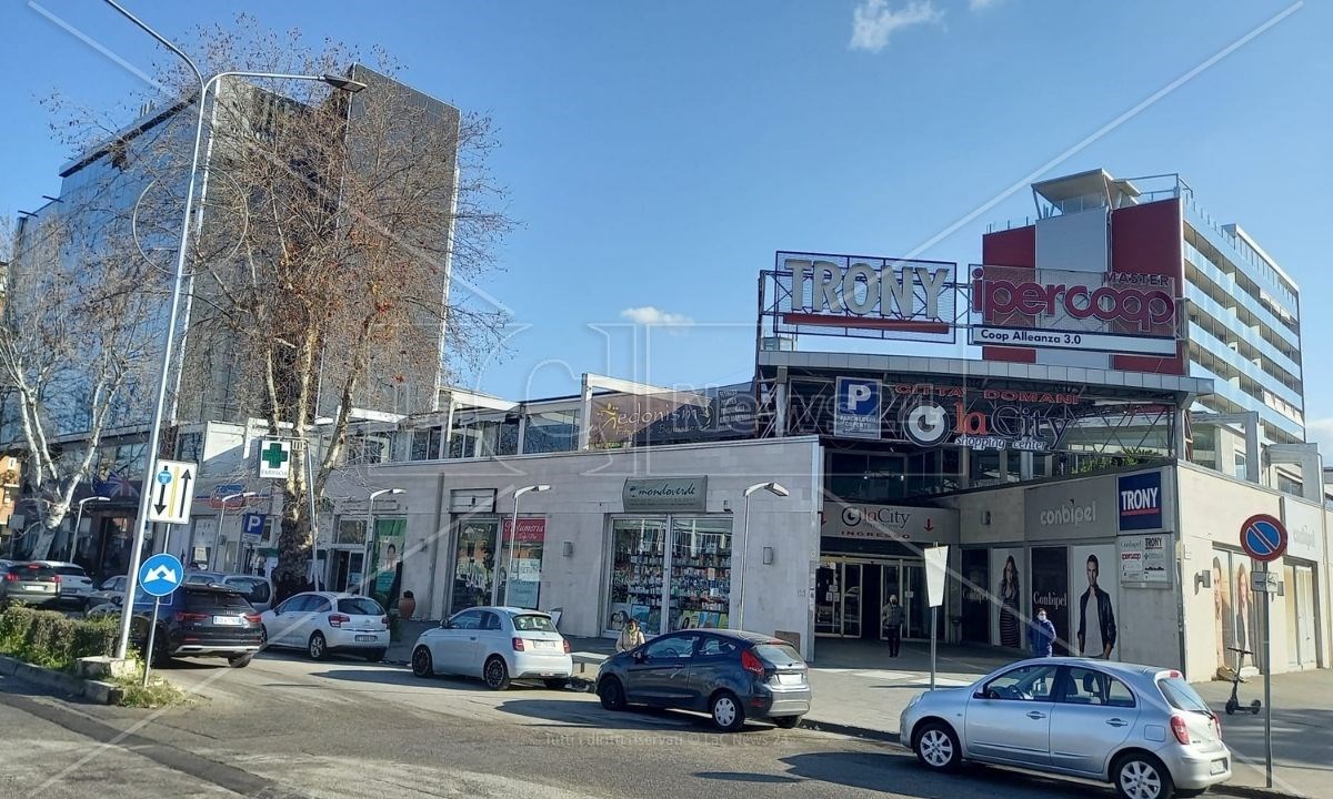 Il centro commerciale dove è ubicata la pizzeria in cui è stato commesso il furto