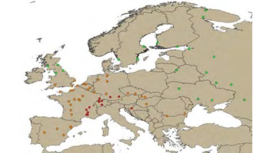 Distribuzione geografica degli impianti nucleari in Europa