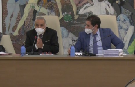 Da sinistra il vice presidente Raffaele Mammoliti (Pd) e il presidente Antonio Montuoro (FdI)