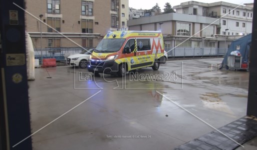 Il pronto soccorso dell’ospedale di Cosenza