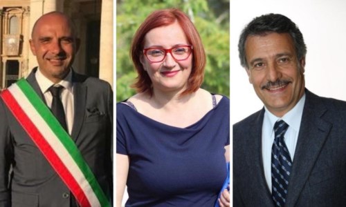 Pino Capalbo (l’attuale sindaco), Anna Vigliaturo e Natale Zanfini